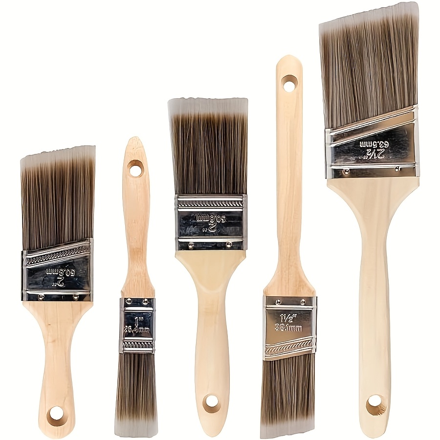 Furniture Joint Hardware - 5本セット 高品質ペイントブラシ BBQブラシ バーベキュー 家具ハンドル 壁塗装用
