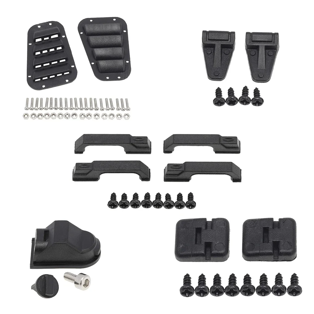 Furniture Hardware Fittings - ドアヒンジフードグリルドアハンドルエンジンカバーヒンジ燃料タンクキャップ r TRX-4 TRX4 ディフェンダー D90