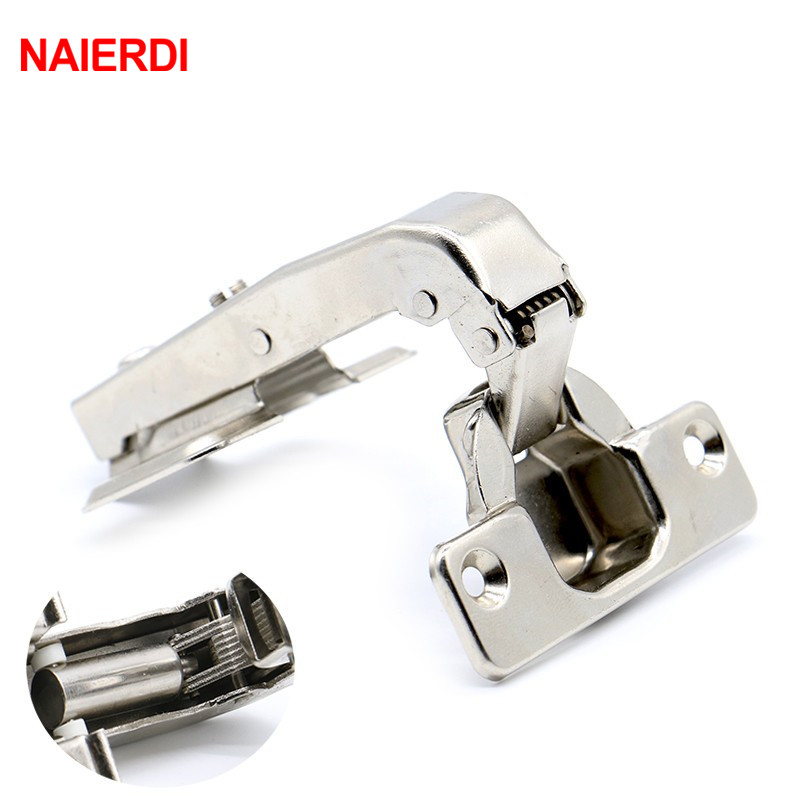 Cabinet Hinge Overlay - NAIERDI 90 度油圧ヒンジ角 90 コーナー倍キャビネット扉蝶番家具ハードウェア家庭の台所食器棚