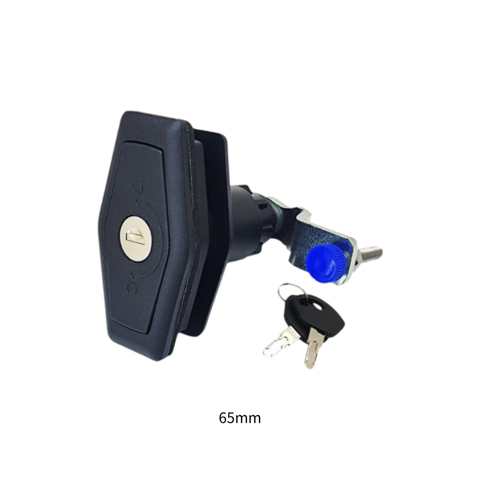 Cabinet Lock Key - トレーラーゲートロック（鍵付き）RV圧縮ラッチ、キャンピングカー、ボート、トラベルトレーラー、キャビンのドア、引き出し、キャビネット用セキュリティロック