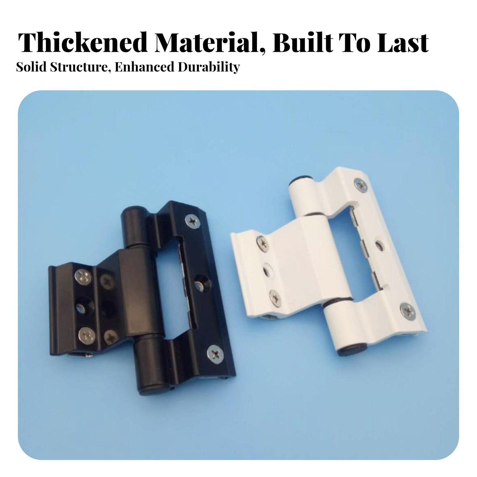 Furniture Hardware Fittings - 穴あけ不要の隠し窓ヒンジ、高品質アルミ製ドアピボット、簡単設置のホームハードウェア