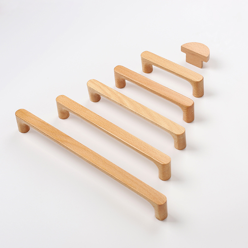 北欧木製家具ハンドル ブナ材キッチンキャビネットハンドル ワ - Furniture Grade Hardware のレビューと価格