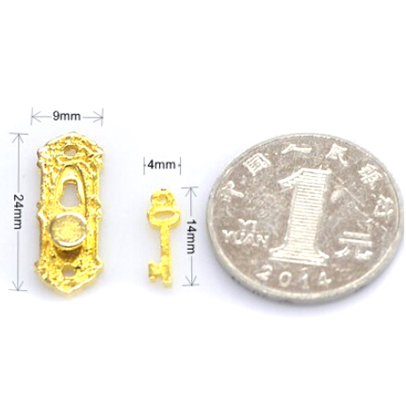 ドールハウス、ハードウェアミニチュアアクセサリー、1:12、 - Furniture Hardware Fittings のレビューと価格
