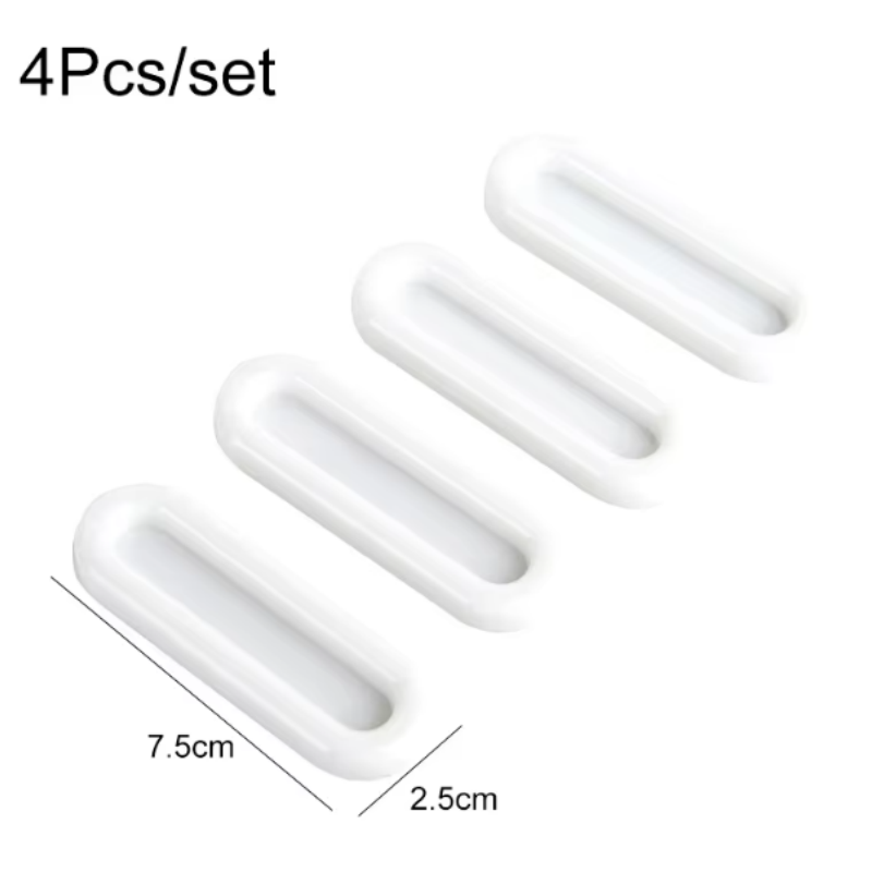 4 個の自己粘着ドアノブ楕円形ドアハンドル室内ドア用ガラス窓 - Furniture Grade Hardware のレビューと価格