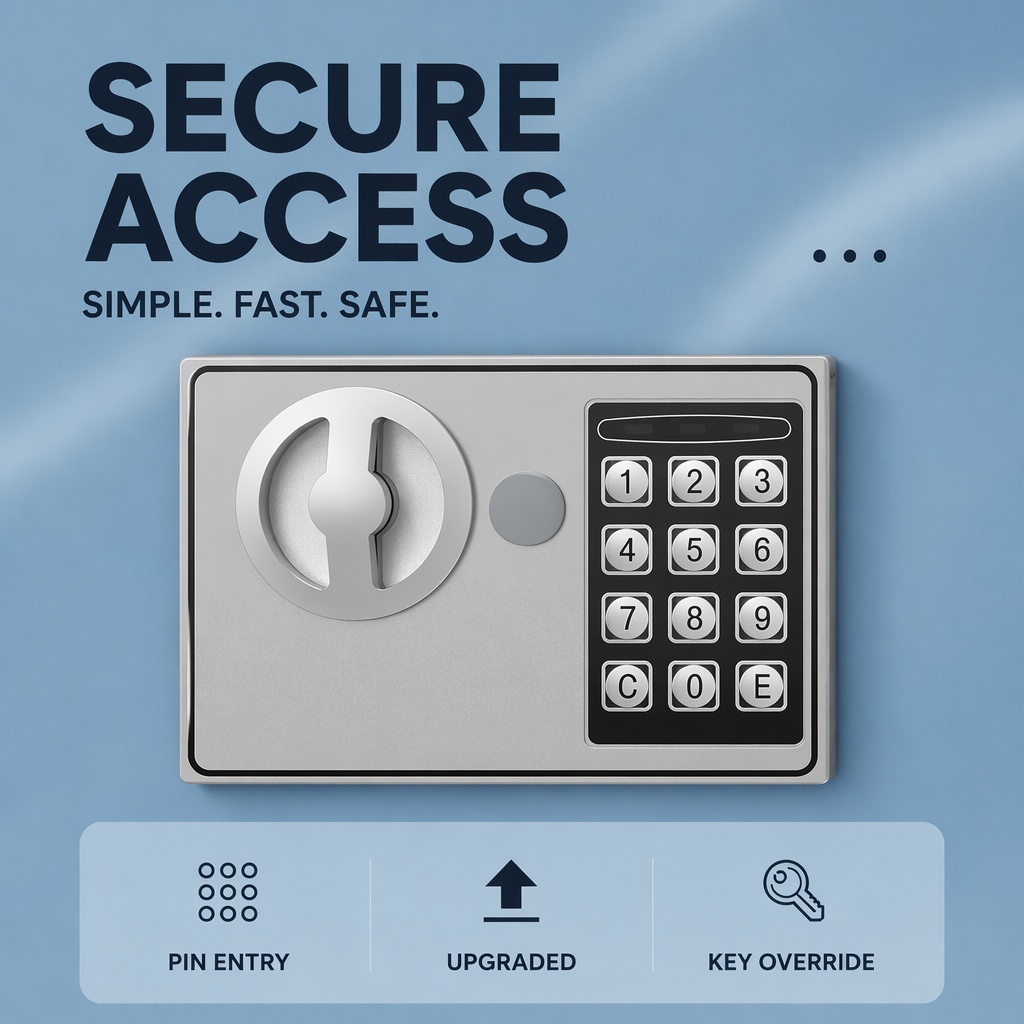 全鋼製電子デジタルキーパッドセーフボックスデュアルパスワード - Cabinet Lock Key のレビューと価格