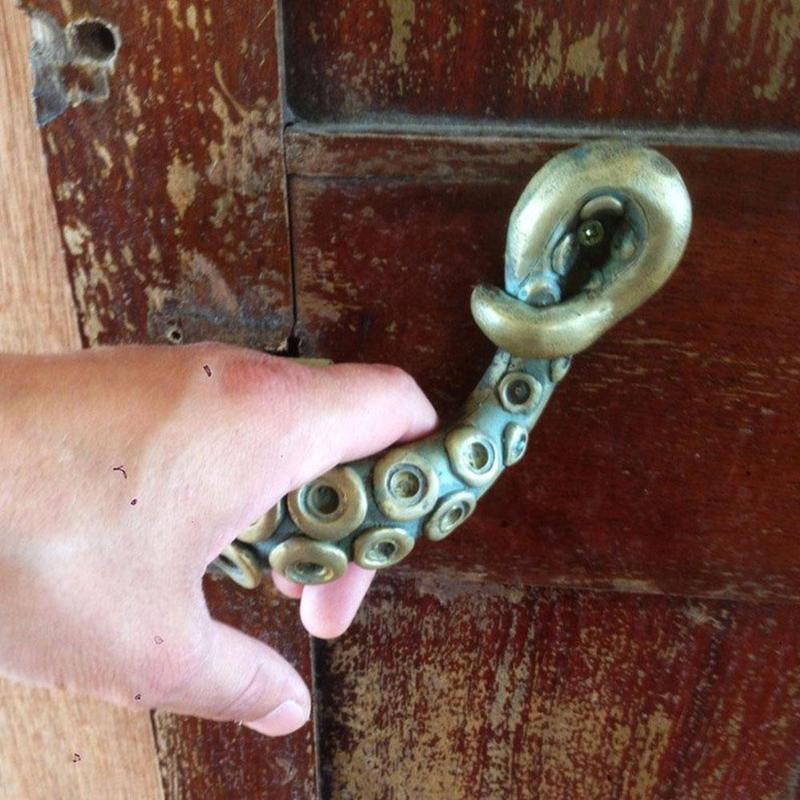 ヴィンテージタコドアノブアニマルスタイル屋外フック家具引き出 - Furniture Hardware Knobs のレビューと価格