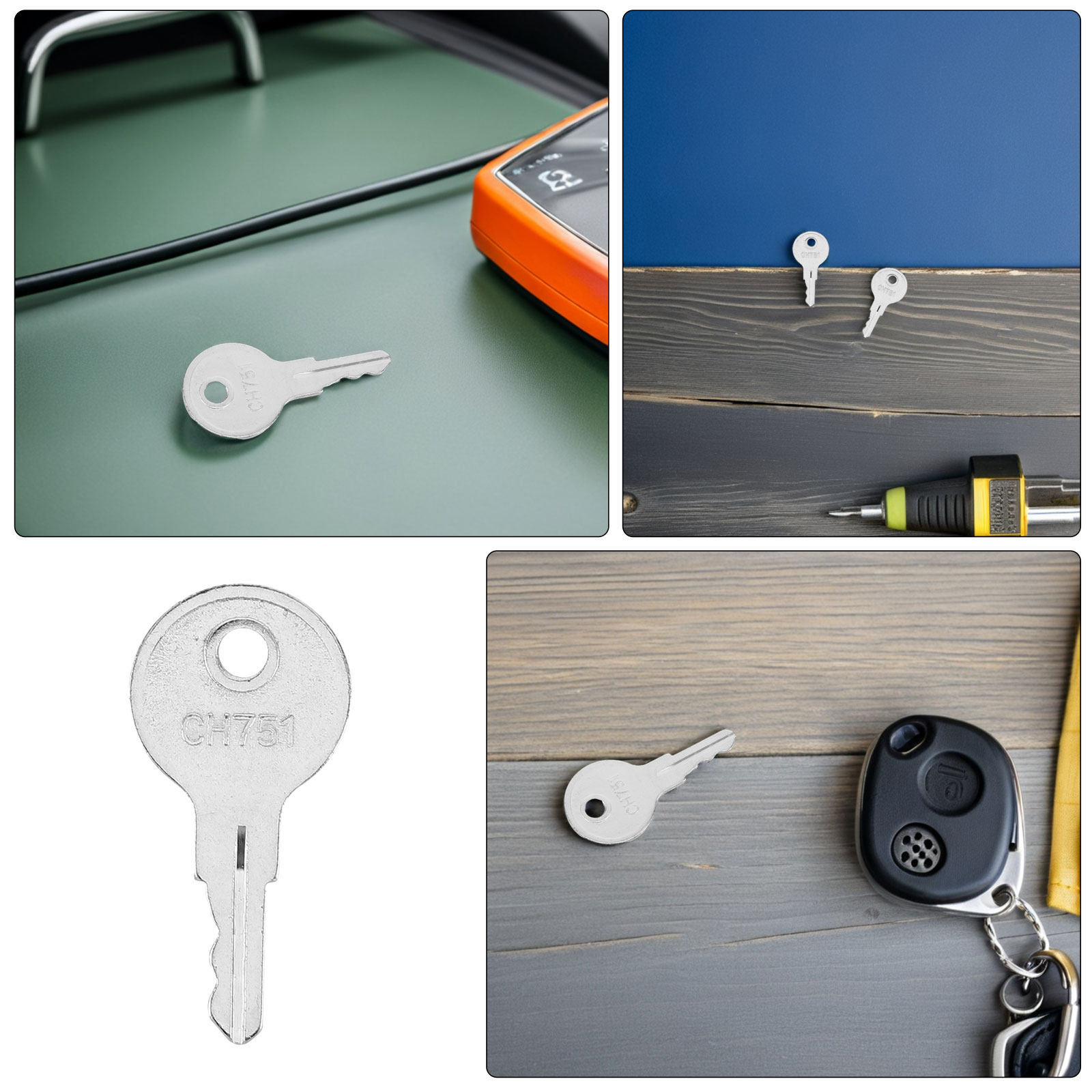 10 個ユニバーサル Rv キーヘビーデューティ交換用キャン - Cabinet Lock Key のレビューと価格