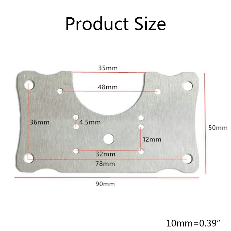 4 個キャビネットヒンジ修理プレートステンレス鋼ヒンジ修理プ - Cabinet Hinge Overlay のレビューと価格