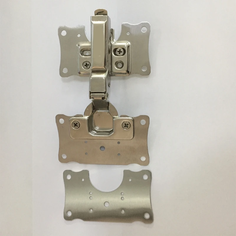 4 個キャビネットヒンジ修理プレートステンレス鋼ヒンジ修理プ - Cabinet Hinge Overlay のレビューと価格