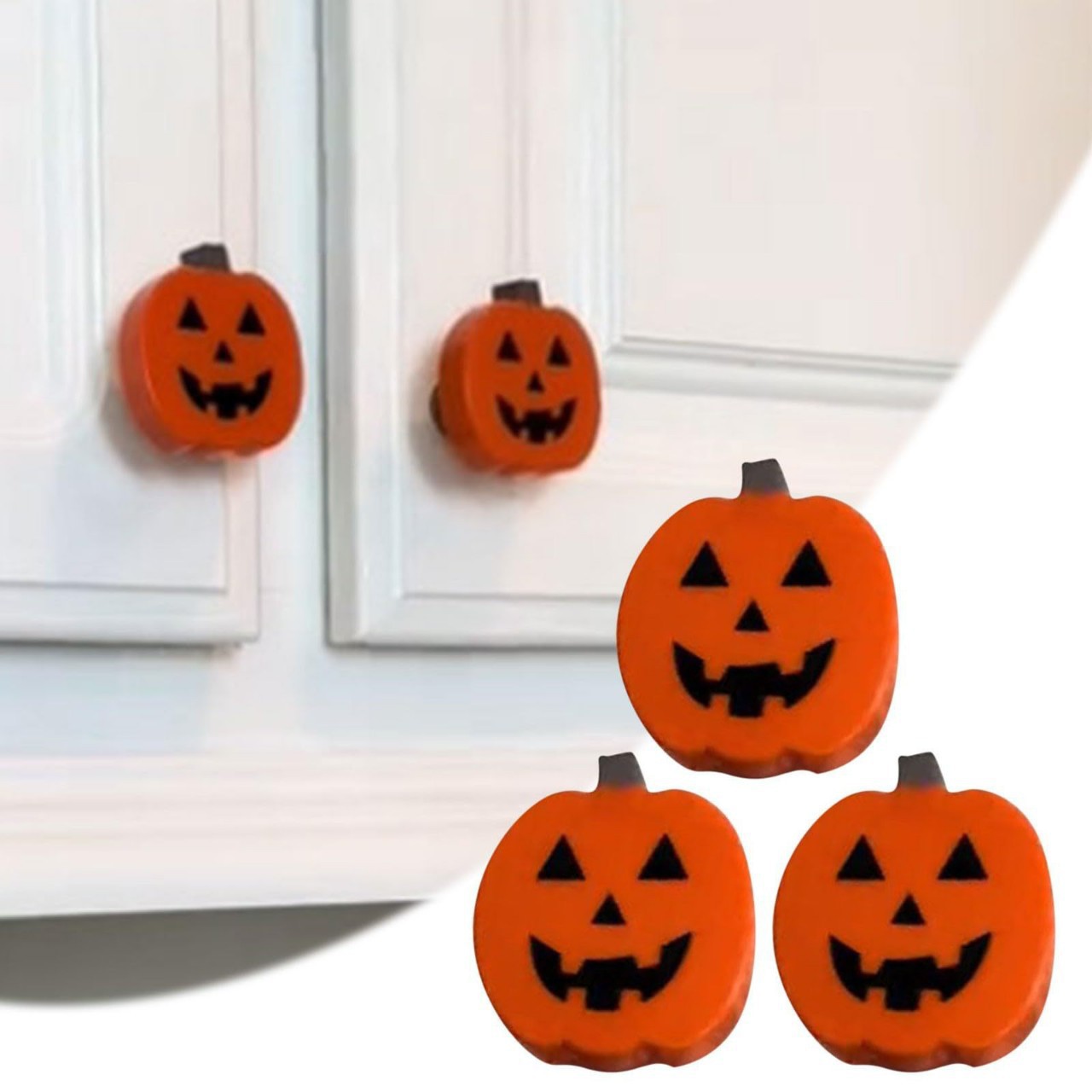 ハロウィンパンプキンノブカバー、ユニバーサルキャビネットと引 - Furniture Joint Hardware のレビューと価格