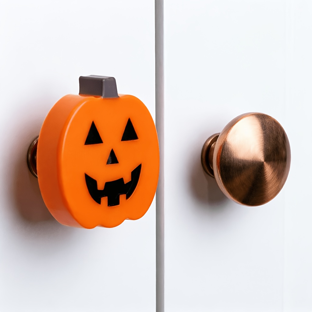 ハロウィンパンプキンノブカバー、ユニバーサルキャビネットと引 - Furniture Joint Hardware のレビューと価格