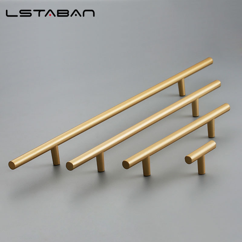 ゴールデンシンプルファッションアルミ合金家具ハンドル本棚ハン - Furniture Grade Hardware のレビューと価格