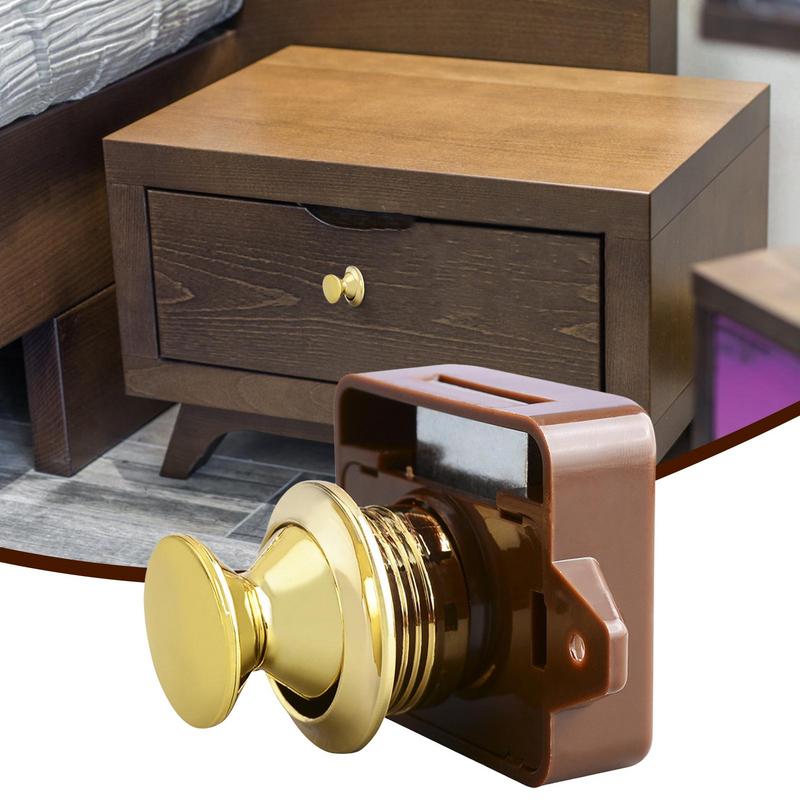 キャンピングカープッシュボタンラッチロック RV キャンピン - Furniture Hardware Knobs のレビューと価格