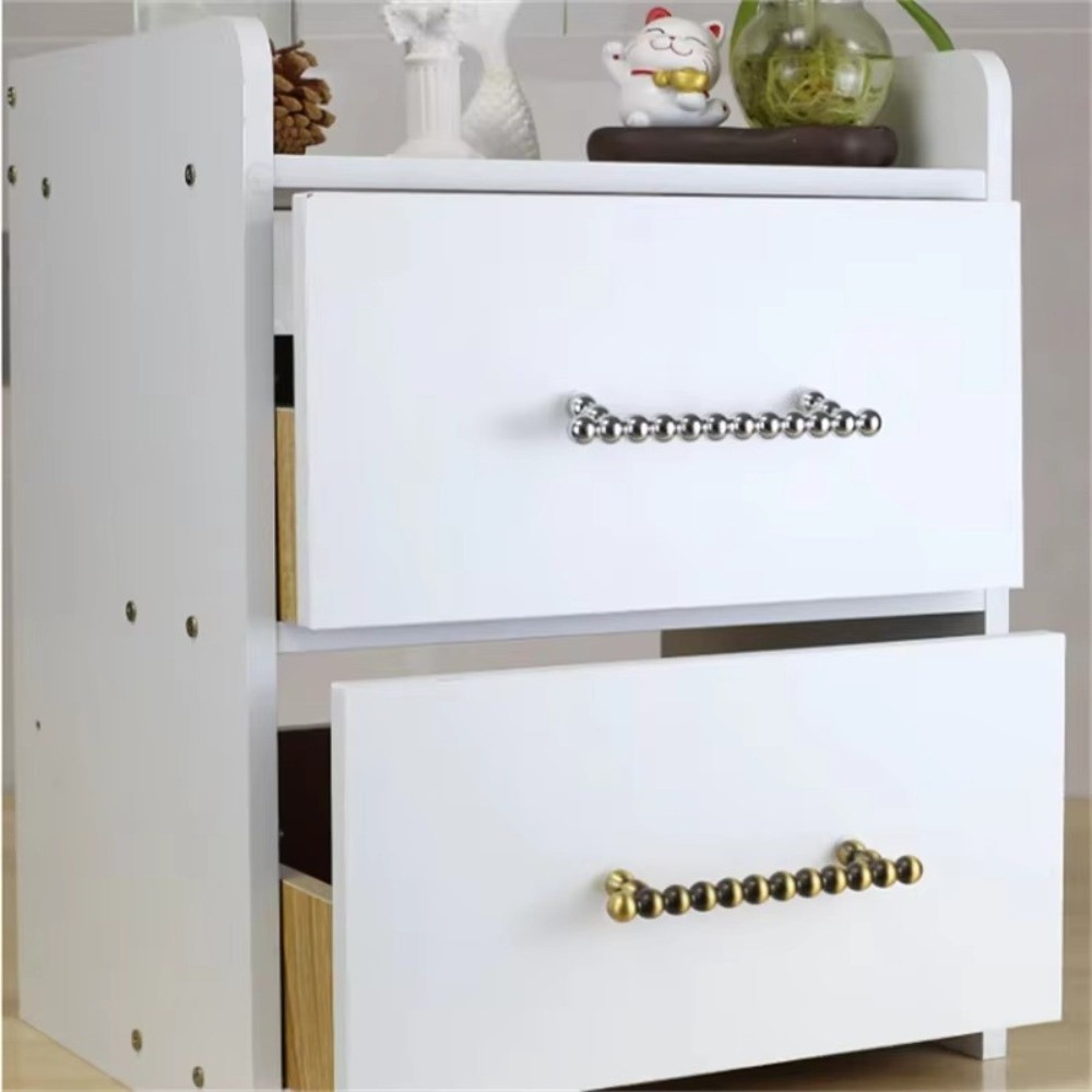 高級小型丸型ボールプルハンドル亜鉛合金シルバービーズ家具ノブ - Furniture Grade Hardware のレビューと価格