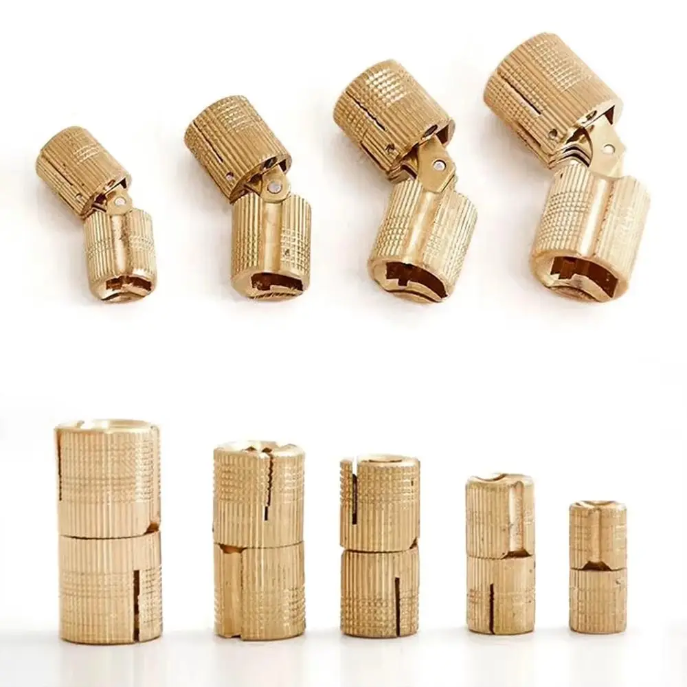 8-18mm 真鍮バレルヒンジ目に見えないキャビネット家具ヒ - Cabinet Hinge Overlay のレビューと価格