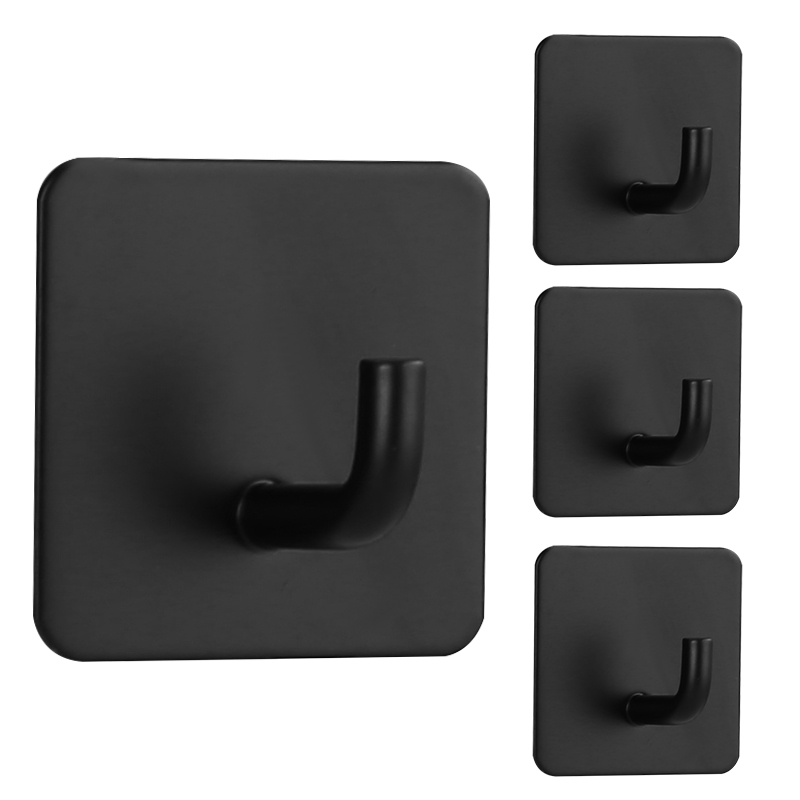 2-4 個の自己粘着式壁フックタオルホルダードア布コートハン - Furniture Hardware Fittings のレビューと価格
