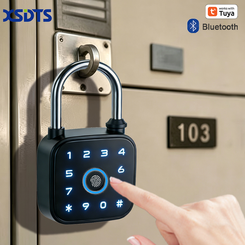 Tuyaスマート南京錠、指紋カードパスワードキーTuyaアプ - Cabinet Lock Key のレビューと価格