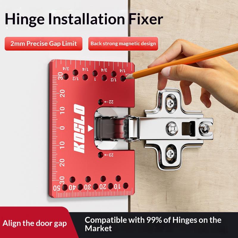 磁気式キャビネットヒンジスペーサー 2mm隙間調整ツール 高 - Furniture Hardware Fittings のレビューと価格
